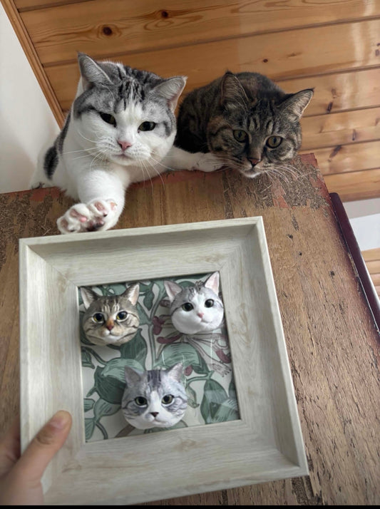 Customized pet head model